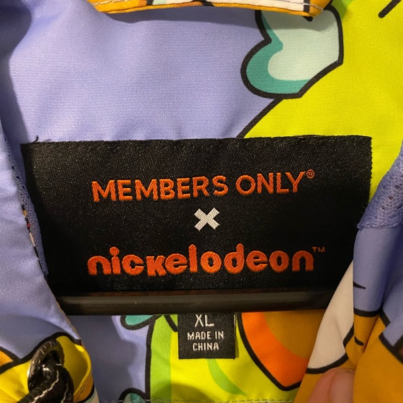 New Members Only Rugrats Jacket - Picture 3 of 3
